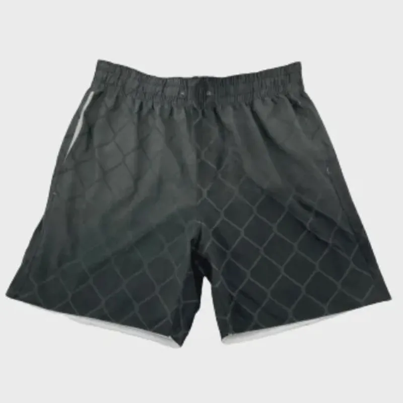 Short Masculino Estampado Chumbo Quadriculado 183 - Surf Boy