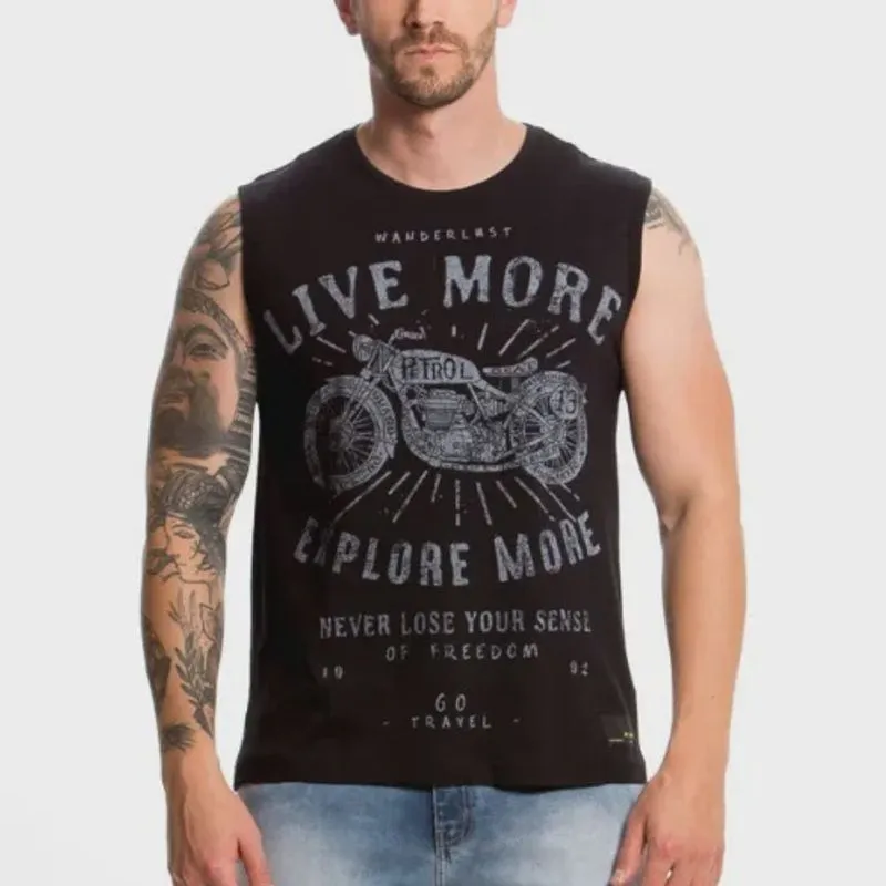 Camiseta Masculino Regata Machão 09548-0048 - Pitt