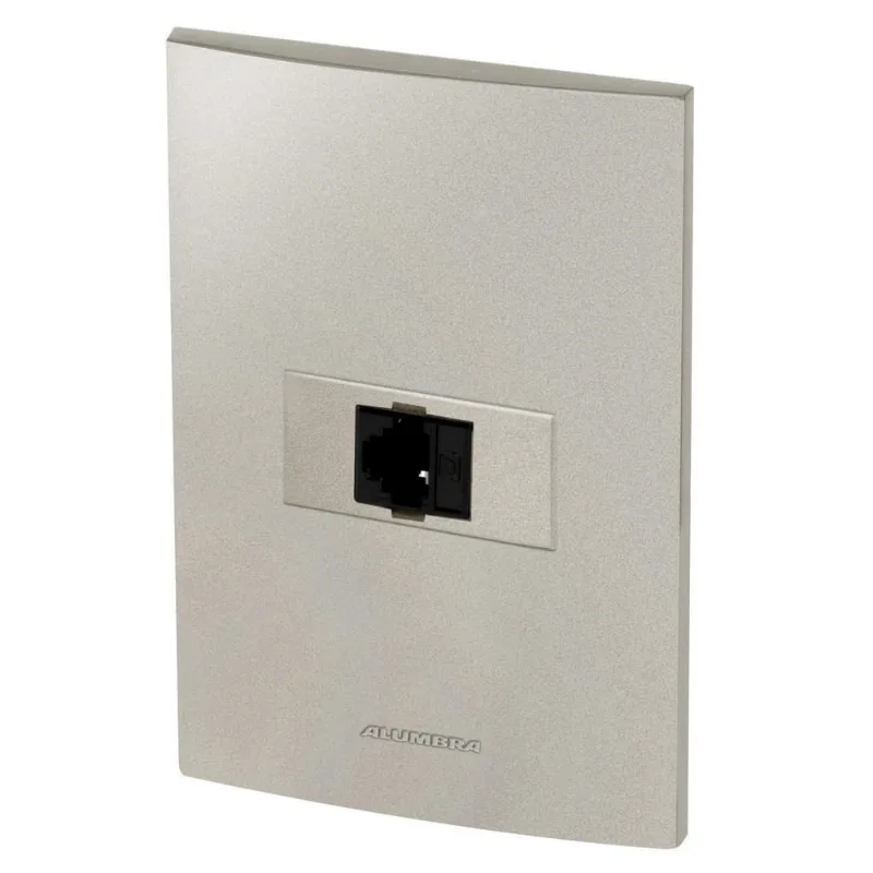 Conjunto 1 Tomada Telefone Rj11 - Inova Titanium - Att24
