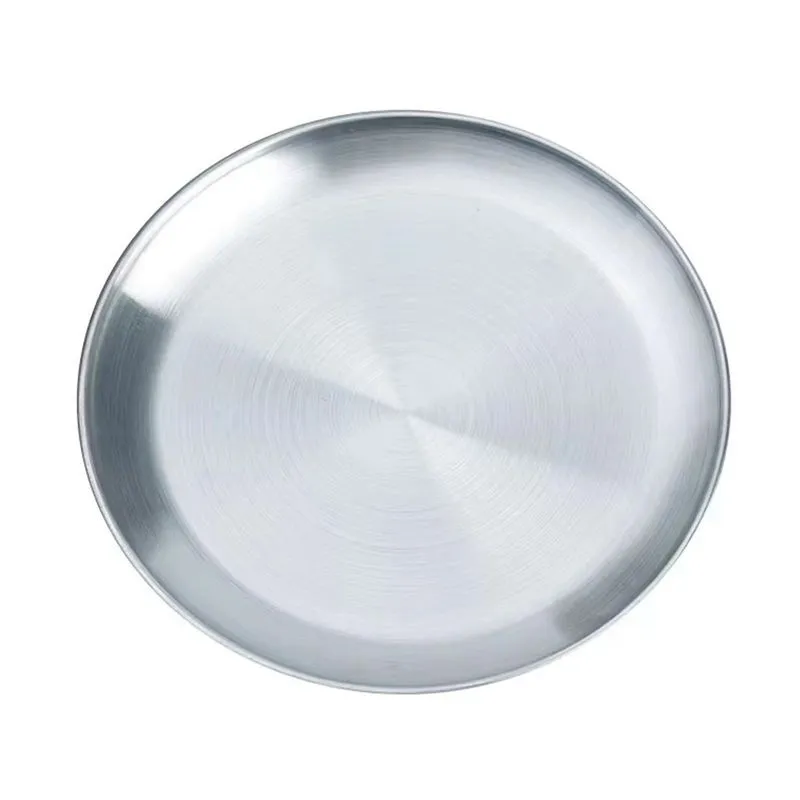 Pratos De Jantar De Aço Inoxidável Salada Caseira Espessada Innovativ