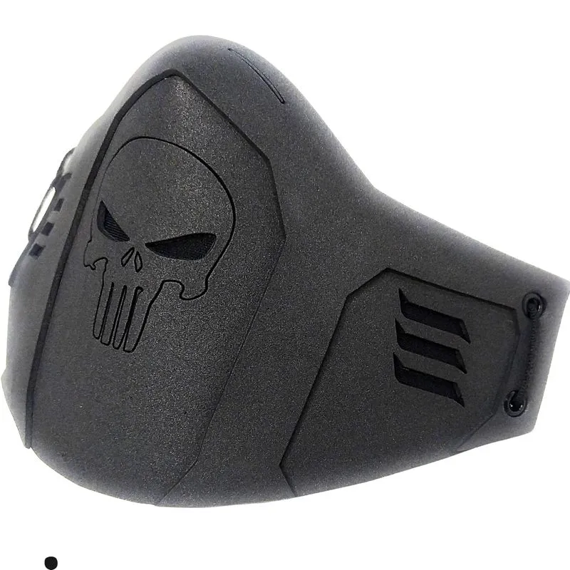 Máscara Personalizada Caveira Cor Preta Tamanho G