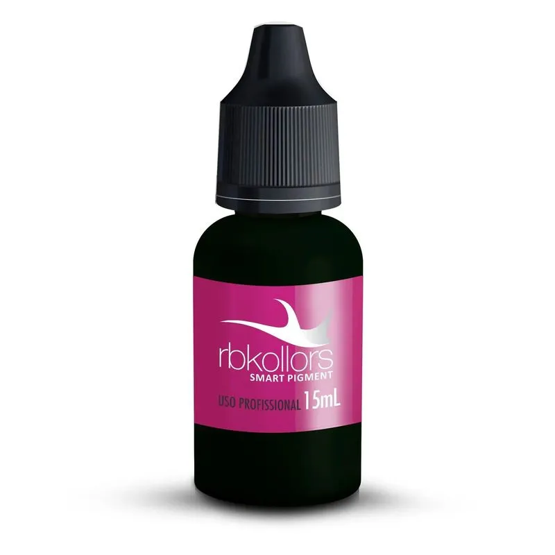 Pigmento Para Micropigmentação Rb Kollors 15ml - Total Black