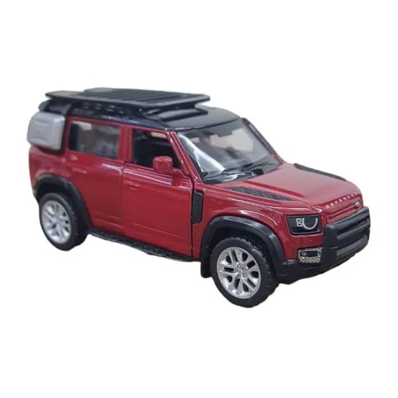 Miniatura Land Rover Defender 110 Real 1:43 Metal e Fricção Vinho