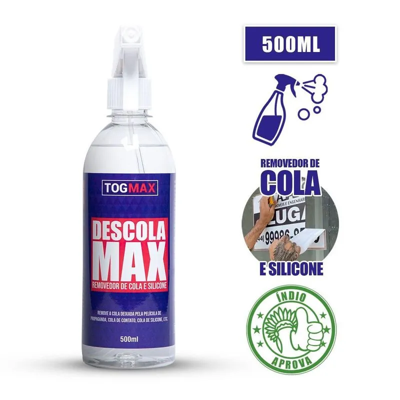 Tira Grude Removedor De Cola Adesivo E Mancha 500ml Togmax