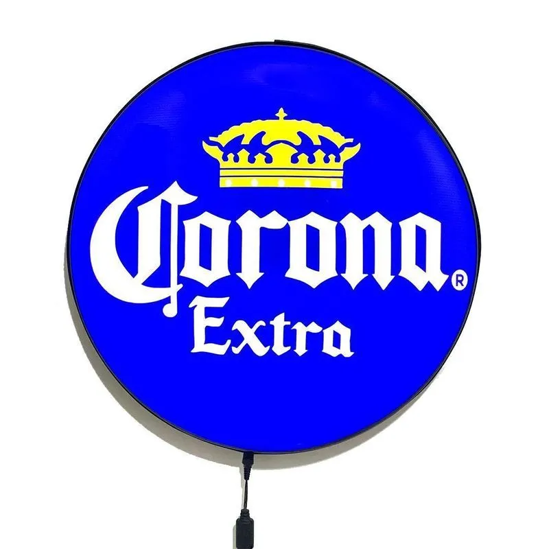 Placa Led Painel Luminoso Parede 1 Face 40cm