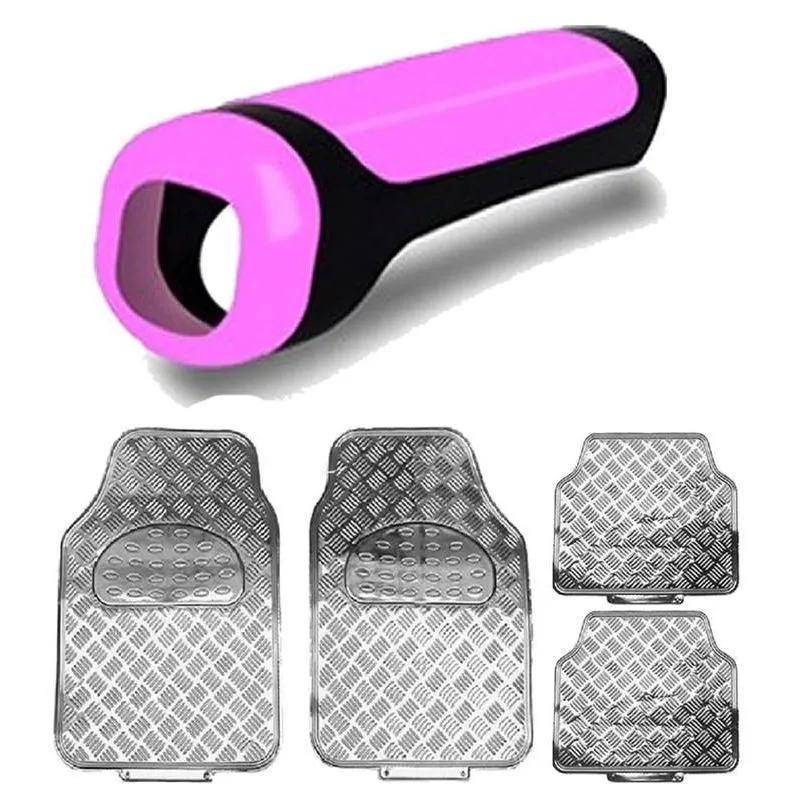 Capa Freio Mao Rosa Preto Tapete Crom Chrysler Pt Cruiser