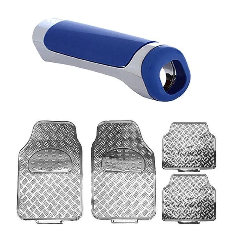 Capa Freio De Mão Azul + Tapete Ssangyong Kyron