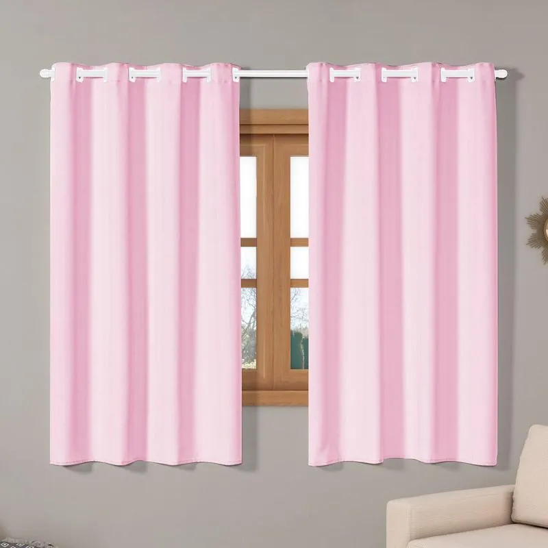 Cortina Quarto 2,00x1,40 Oxford Tecido Sala Apartamento Rosa