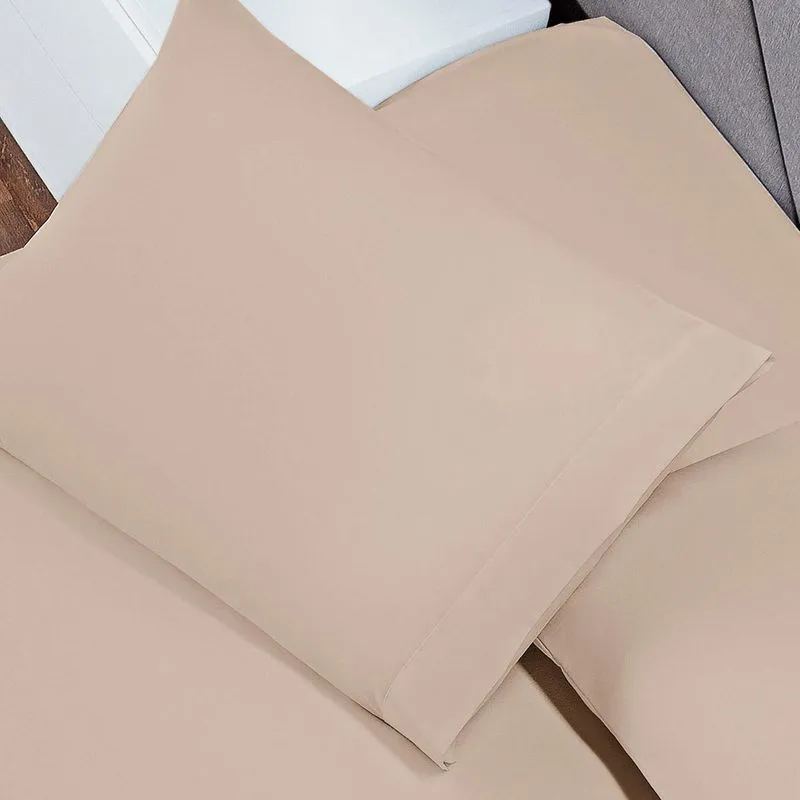 Fronha Premium Avulsa 180 Fios 70x50cm Varias Cores Cáqui