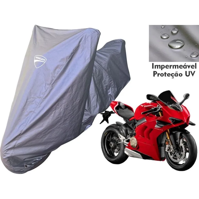 Capa Moto Esportiva Ducati Panigale V4 S Tecido Impermeável