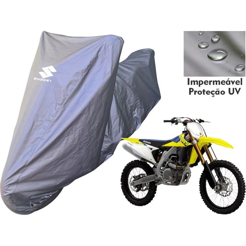 Capa Tecido Alta Tecnologia Impermeável Moto Suzuki rm 250