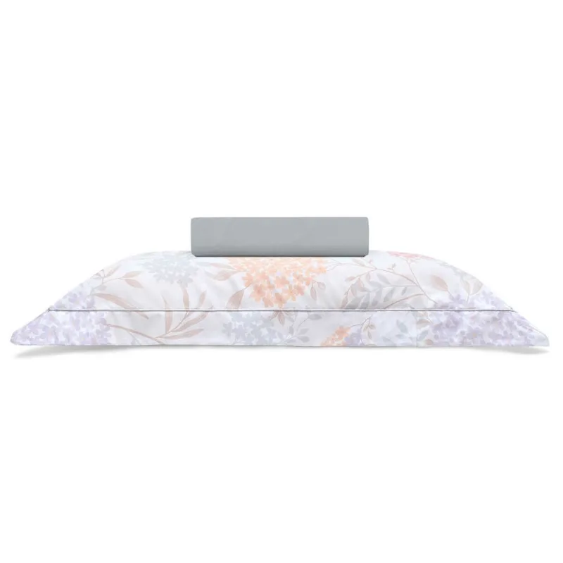 Cama Reflete Estampado Beatrice 180 Fios Buettner Jogo de Lençol | Solteiro King | Salmão