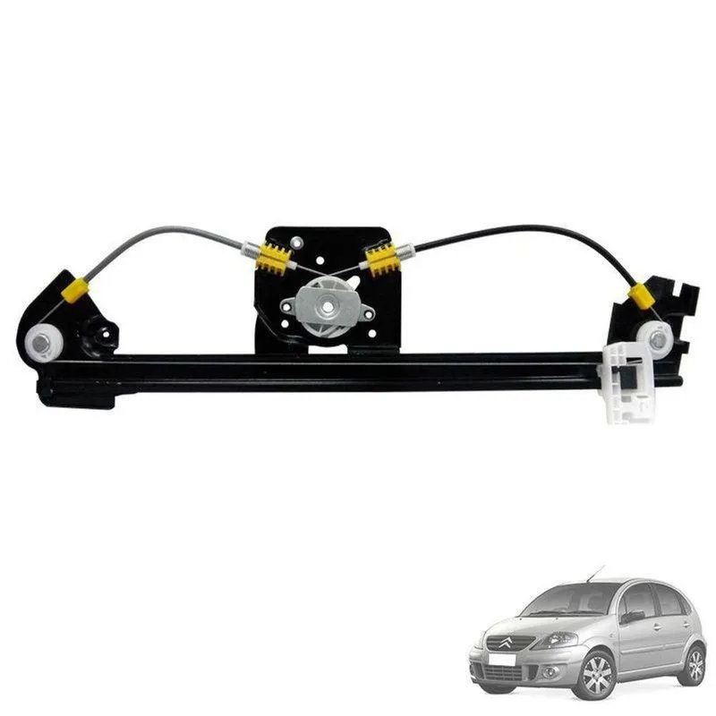 Maquina De Vidro Elétrico Citroen C3 2003 A 2008 Dianteiro Le