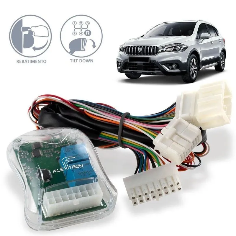 Módulo Retrovisor Suzuki S-cross 2015 A 2020 Rebatimento, Tilt Down