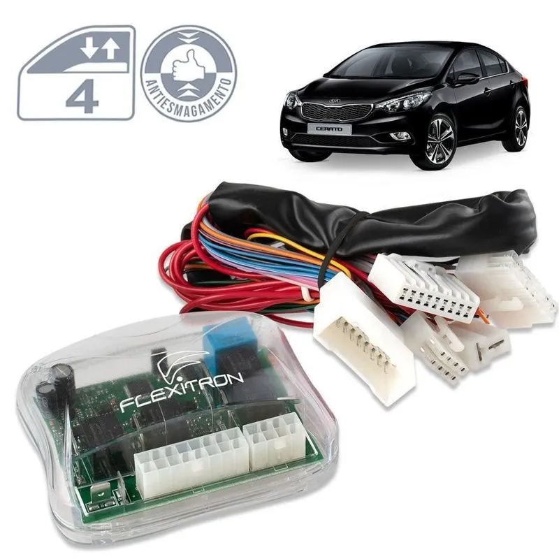 Modulo Vidro Elétrico Kia Cerato 2012 A 2019 Antiesmagamento