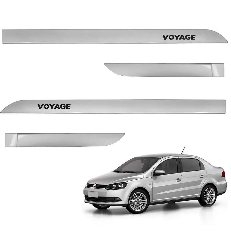 Jogo De Friso Lateral Voyage 2013 A 2023 Prata Sirius