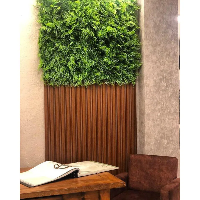 Placa Planta Jardim Vertical Decorativo Artificial Folhagem