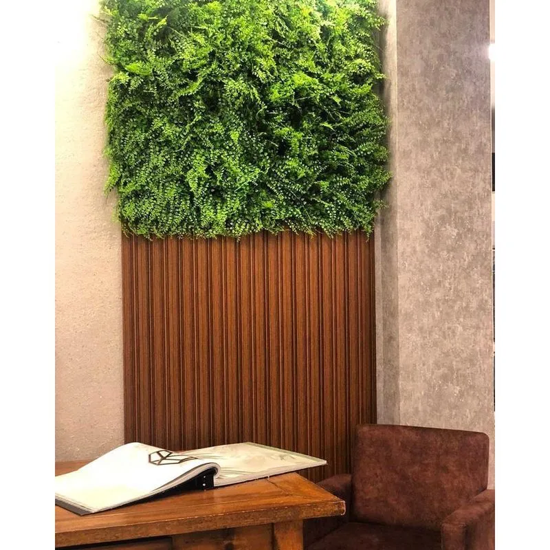 Placa Planta Jardim Vertical Casa Folhagem Sala Painel Verde