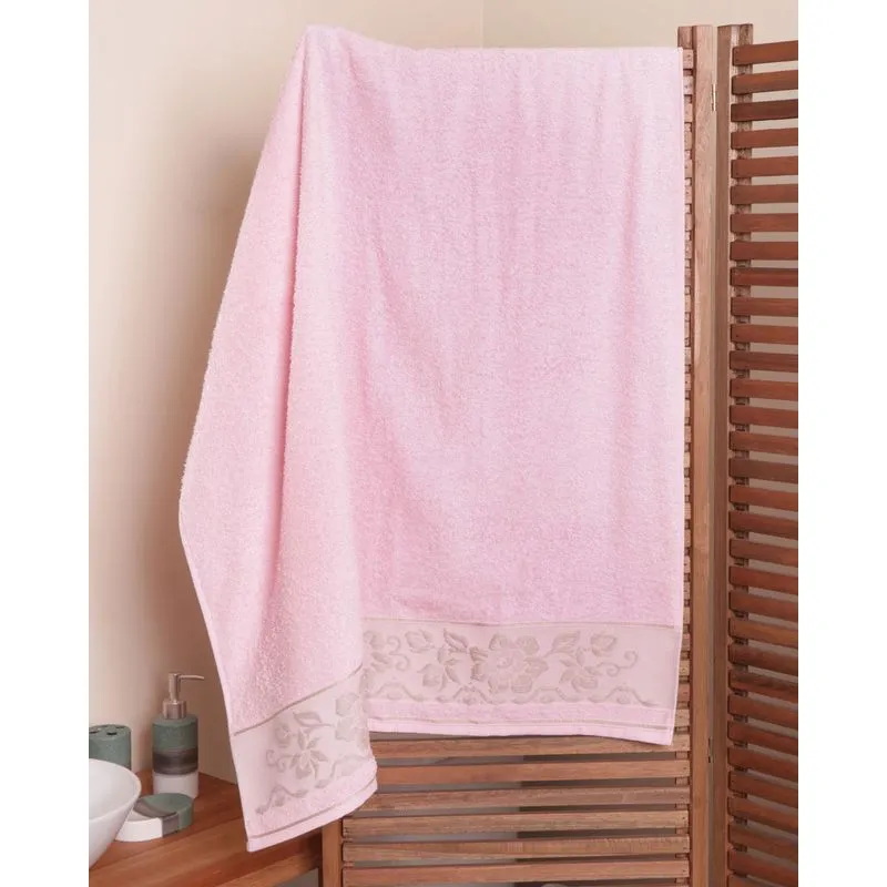 Toalha Banhão Castle 80cm x 150cm Rosa UN