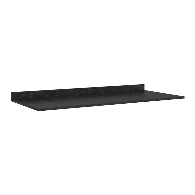 Tampo Para Balcão De Cozinha 120 cm Mármore Preto Poquema