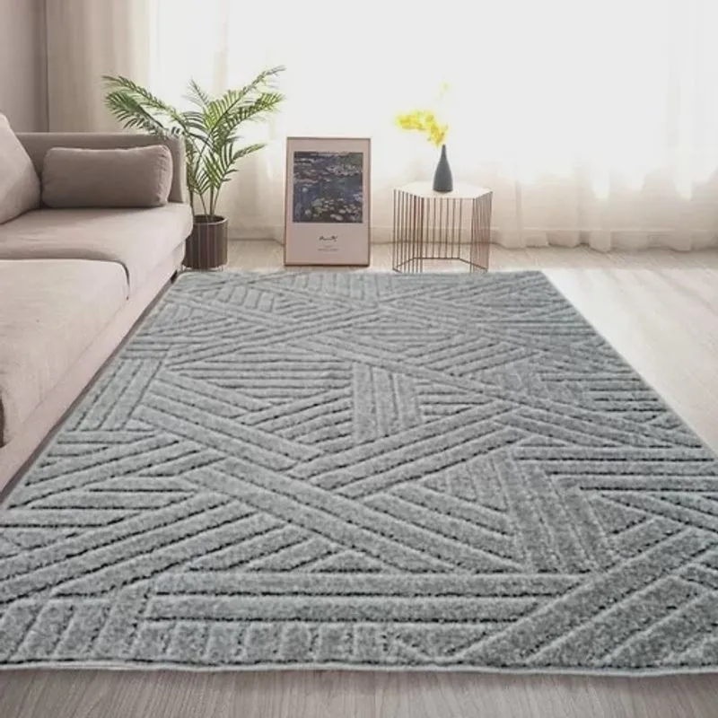 Tapete Sala Alto Relevo Realce Trama 51 Cinza Prata 300x400 cm 3x4m
