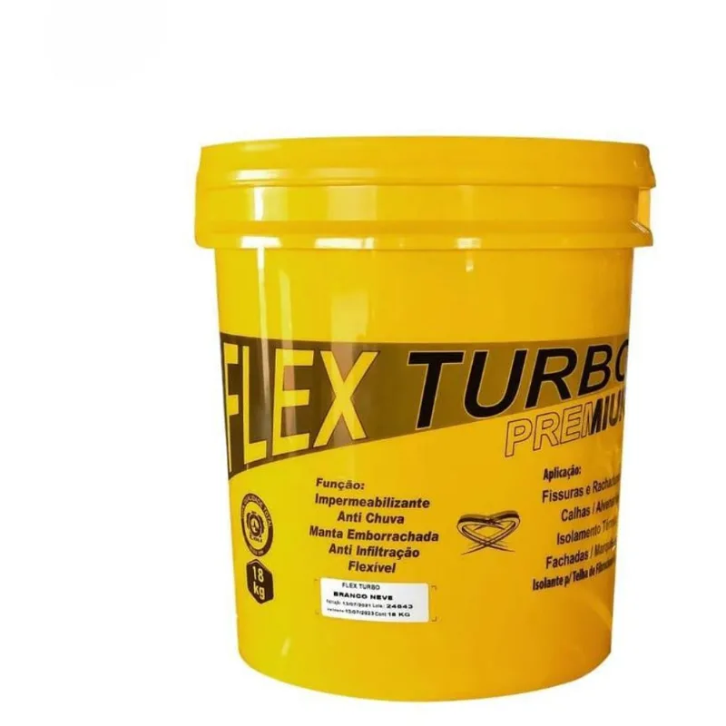 Manta Liquida Emborrachada Cor Branco 18kg