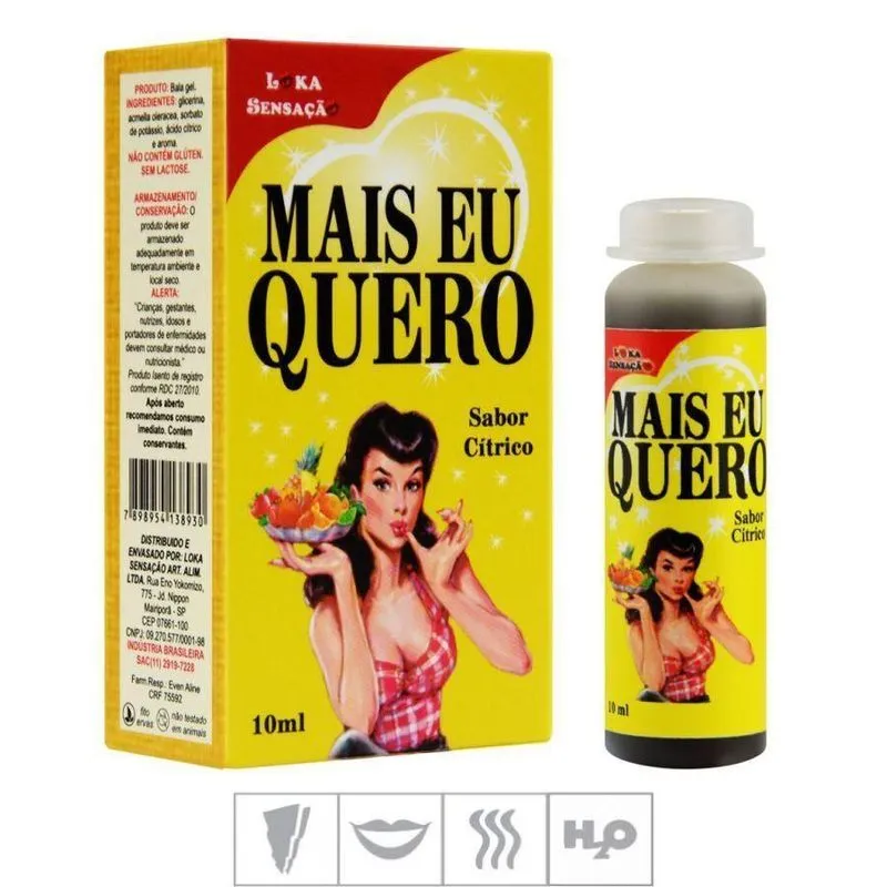 Mais Eu Kero Bala Gel Sabor Citrico