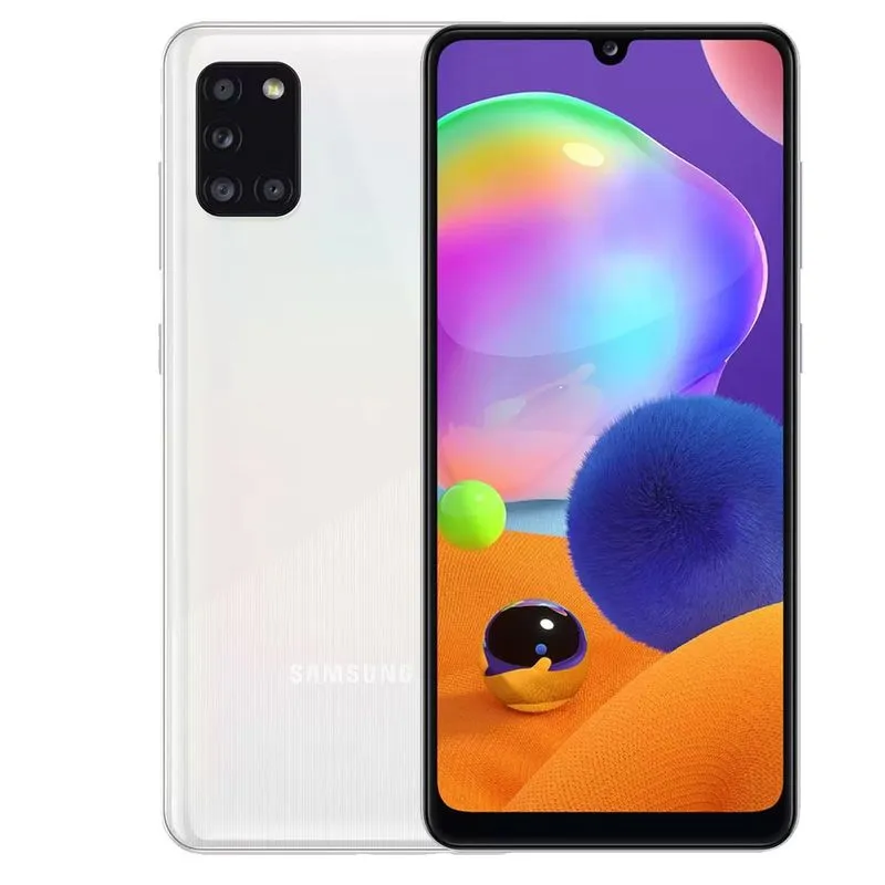 Smartphone Samsung Galaxy A31 Tela 6,4", 128GB, 4GB RAM, Octa Core, Câmera Quadrupla + Selfie 20MP Branco