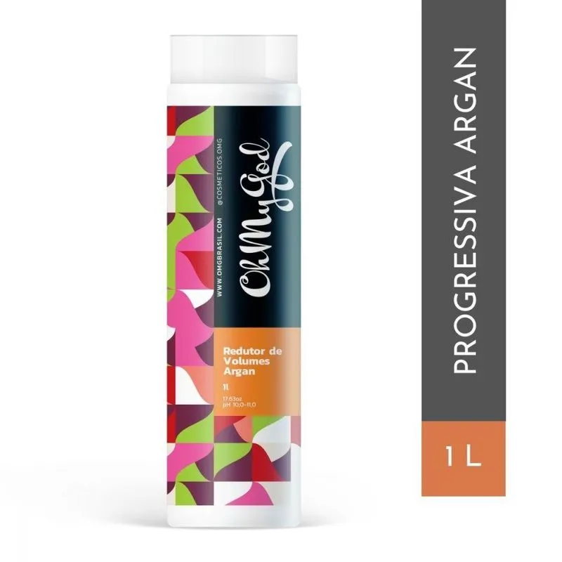 Progressiva Redutor De Volumes Argan Oh My God 1 Litro