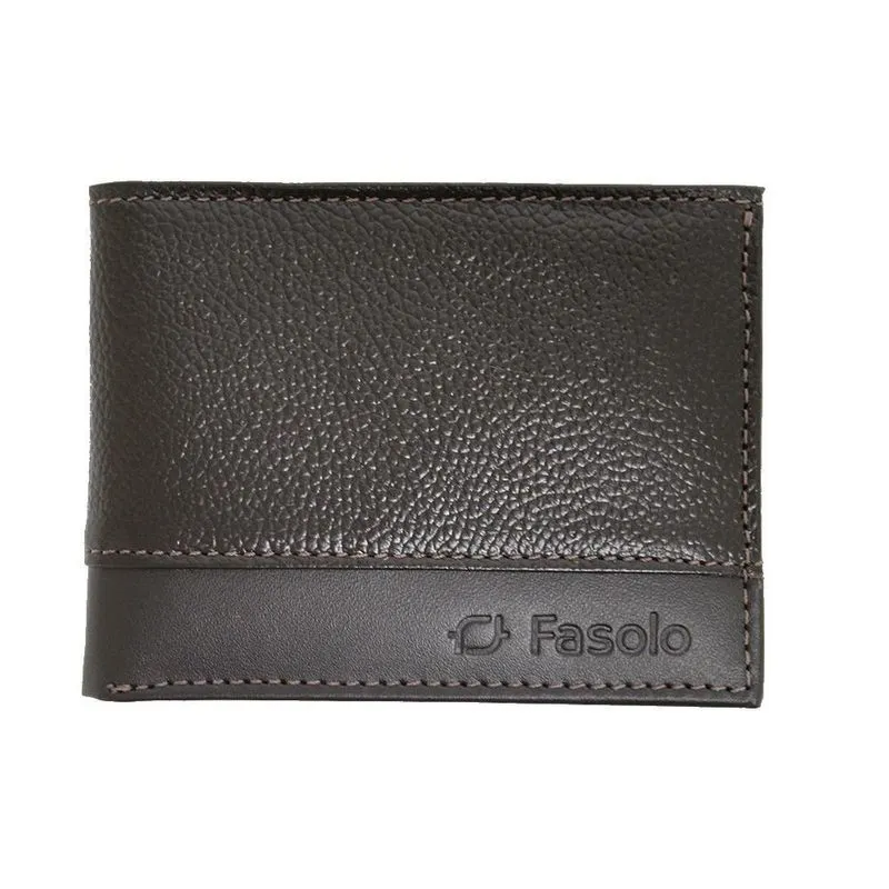 Carteira De Couro Masculina Slim Pequena Compacta K871 Cnh
