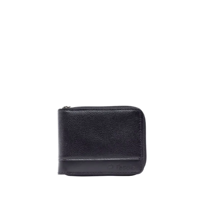 Carteira Masculina Fasolo Couro com Zíper K869376 Preto - U
