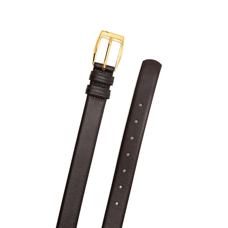 Cinto Fasolo Couro Feminino Casual N549143 Marrom 85