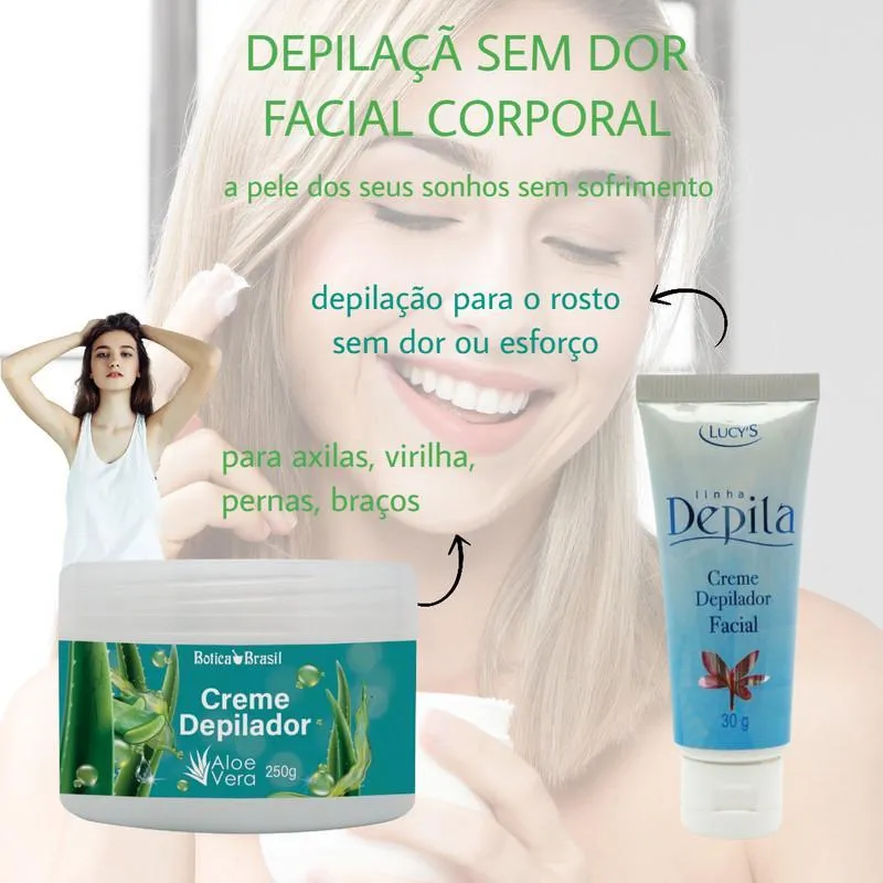 Depila Rosto Corpo Depilação Facial Corporal Virilha Axila