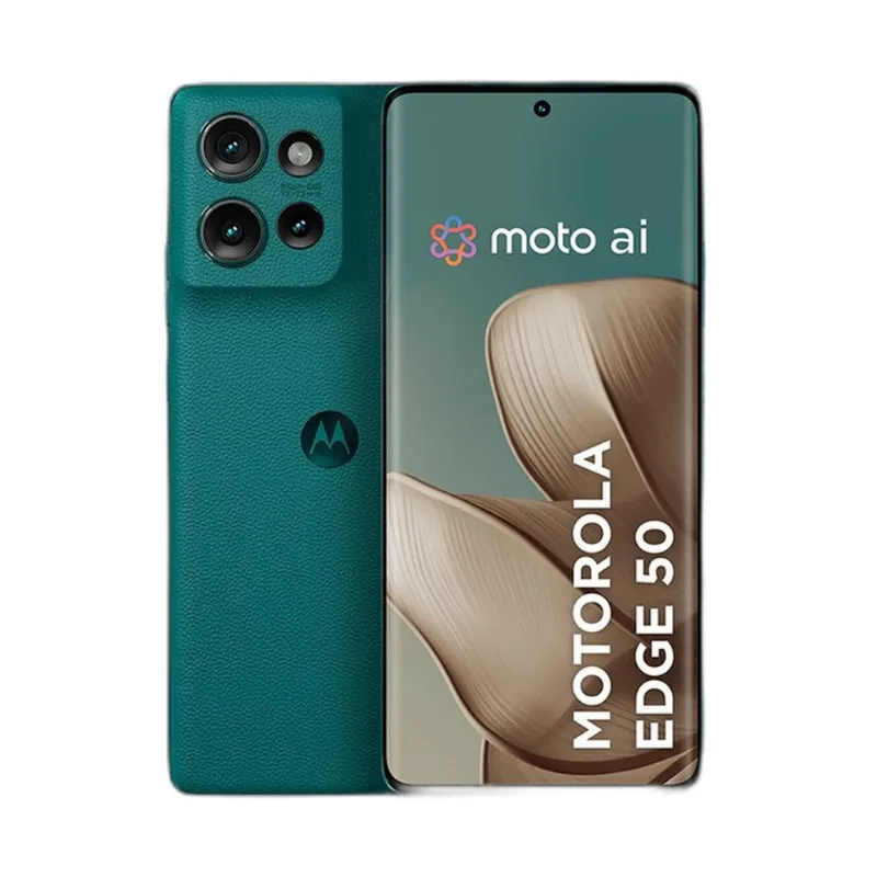 Smartphone Motorola Edge 50 5G - Green, 256GB, 24GB ram Boost, Câmera Dupla 50 mp Sony, Selfie 32MP e Tela de 6.7 - MOTOROLA
