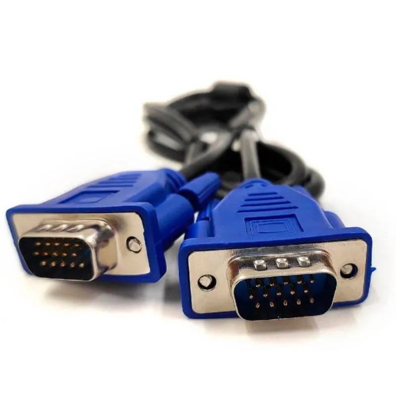 Cabo vga Blindado 1m para Monitor, pc, TV e Projetor