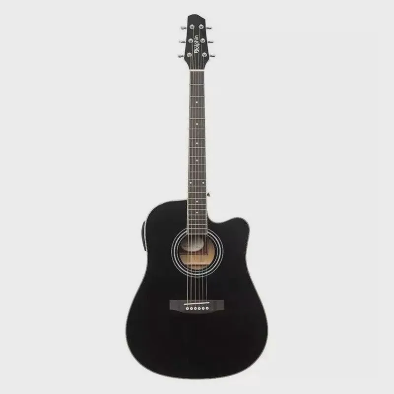 Violão Eletroacústico Folk WD60 Preto Wd-60 Izzo