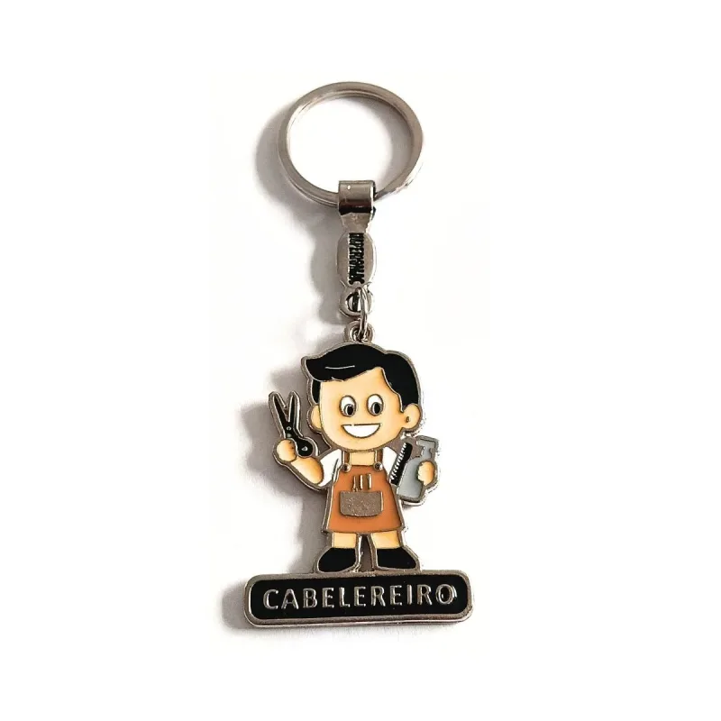 Chaveiro Profissão Cabeleireiro Metal