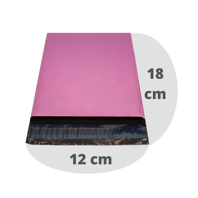Envelope De Segurança Rosa 12x18 Kit 400 Un Envios