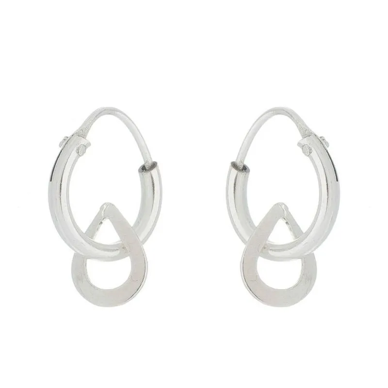 Brinco Argola Feminino Argolinha 1 Par Prata 925 Mas83