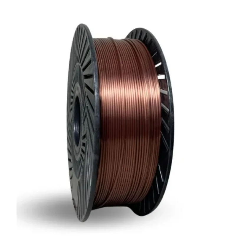 Filamento PLA Silk 3D Lab Cobre Elemento 1.75mm 1kg Impressora 3D FDM Efeito Seda Sem Empenamento