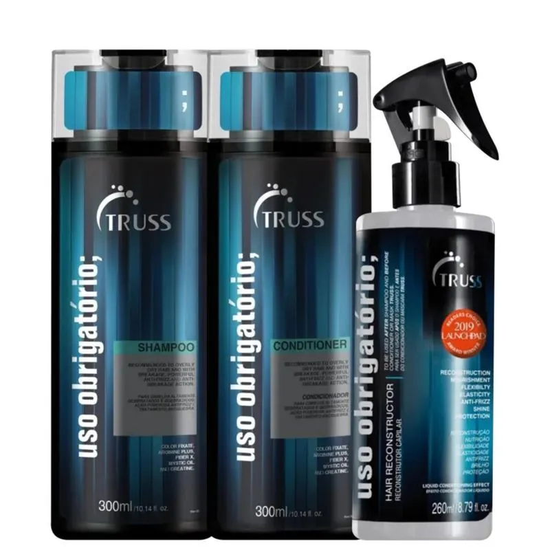 Truss Uso Obrigatório Sh + Cond Gts Uso Obrigatório 260ml