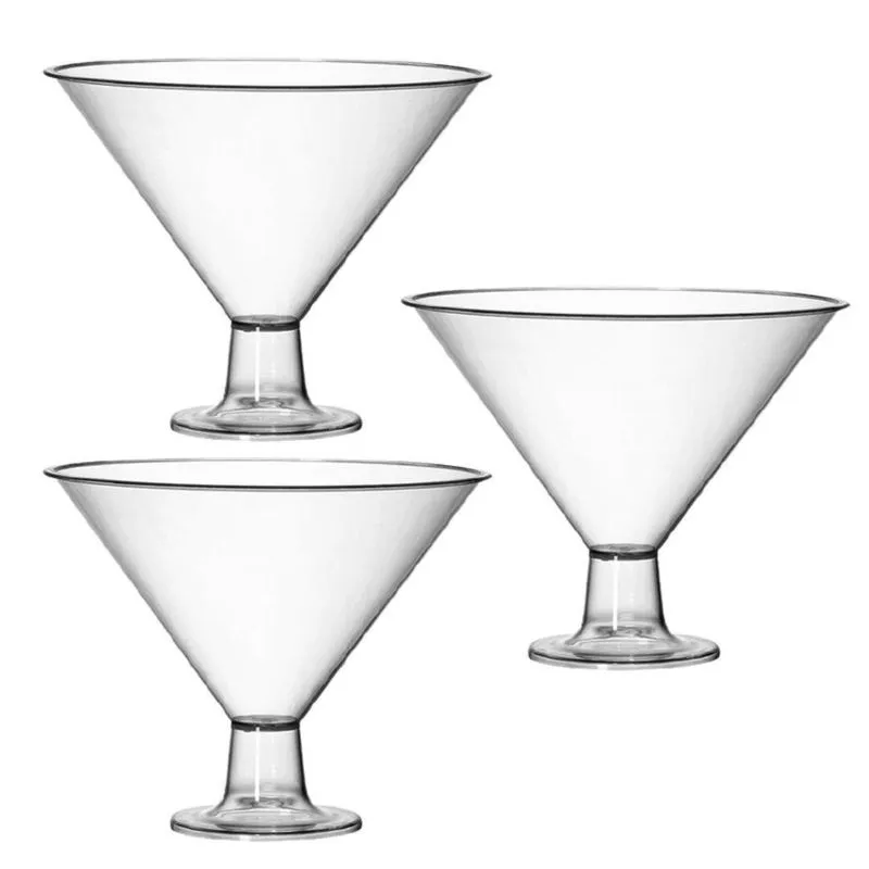 Kit 03 Taça Martine Doceira Bomboniere Sobremesas 2400Ml