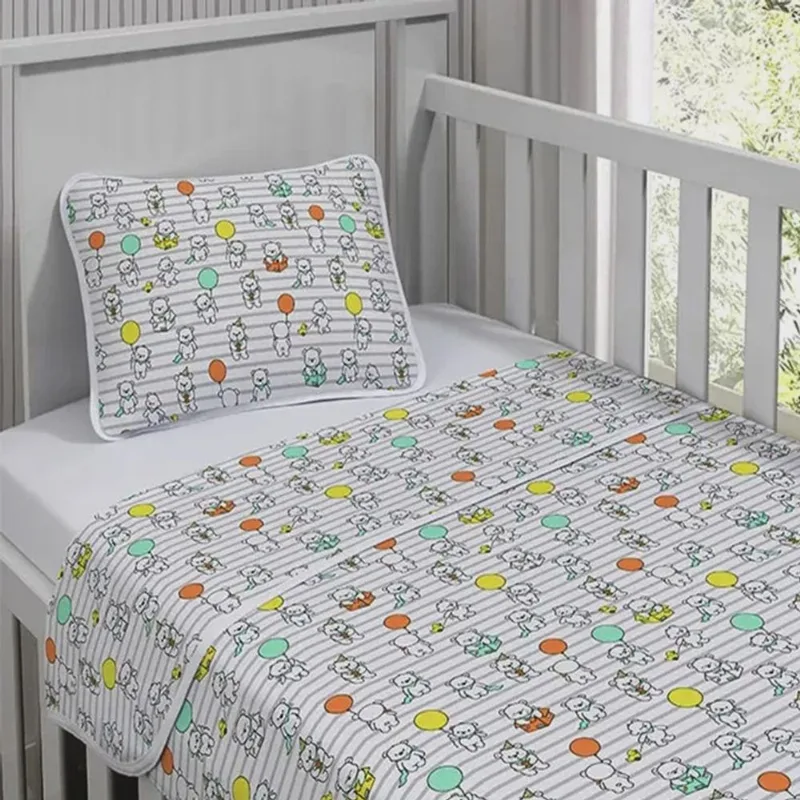 Jogo de Cama Tecebem Malha Mini Cama(Montessoriana)Humor 3 Peças Branco