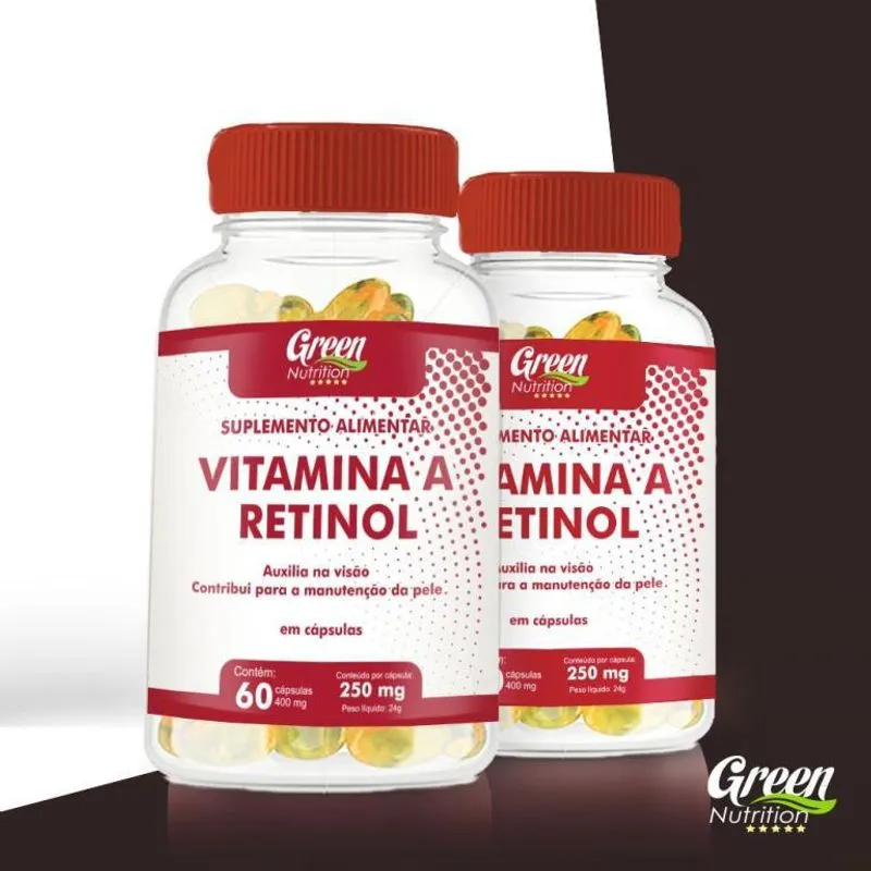 Vitamina A retinol 400MG gel 60CAPS green nutrition