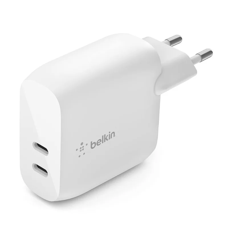Carregador de Parede Dual usb-c Belkin WCB006VFWH 40W