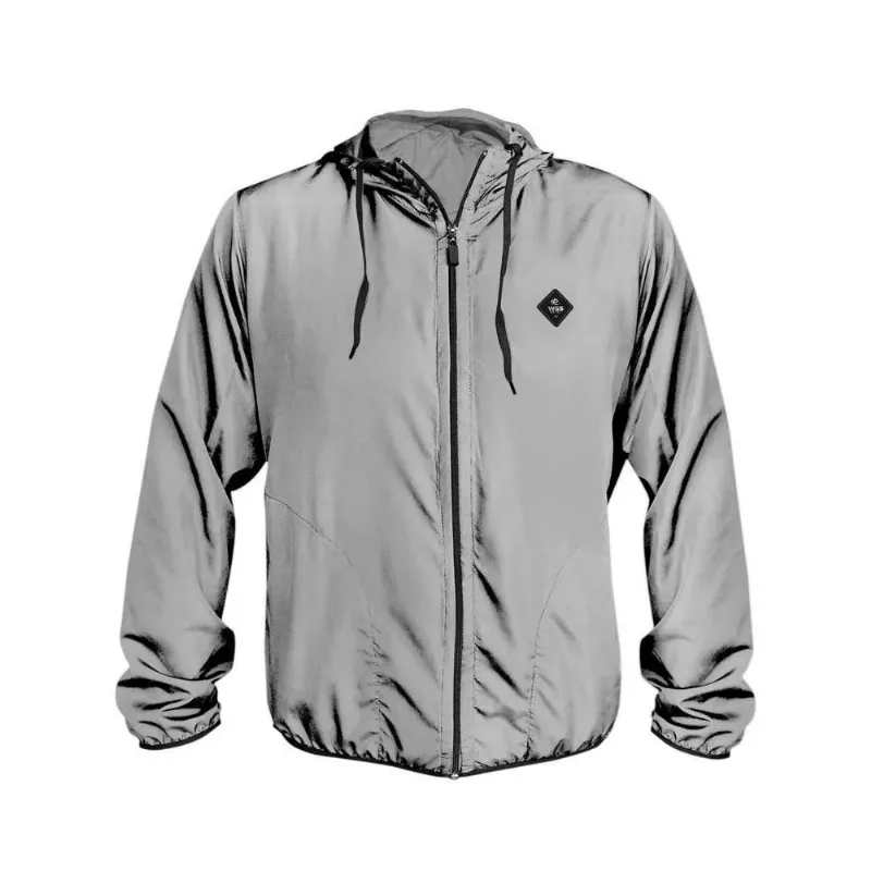 Jaqueta Corta Vento Ciclismo Masculino Grey WSS Diamond G / Cinza