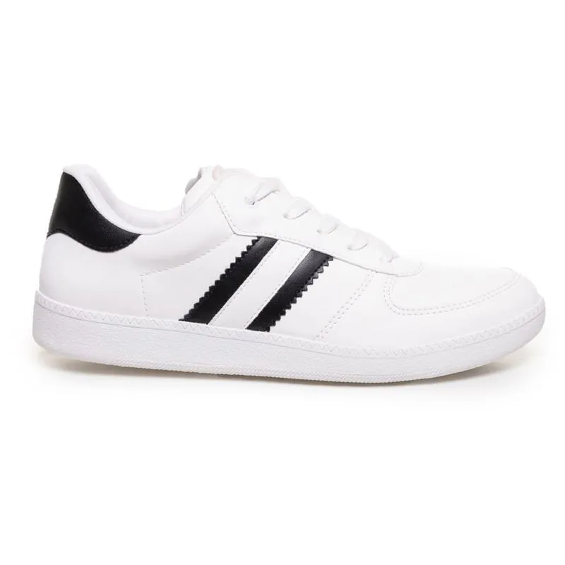 Tênis Feminino Casual Detalhe Quiz Branco 39