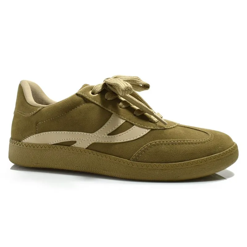 Tênis Casual Feminino Cazzualen Bege 69-1739-34 37