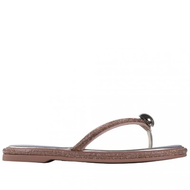 Chinelo Rasteiro Feminino Zariff 1931-61 38 / OuroLight