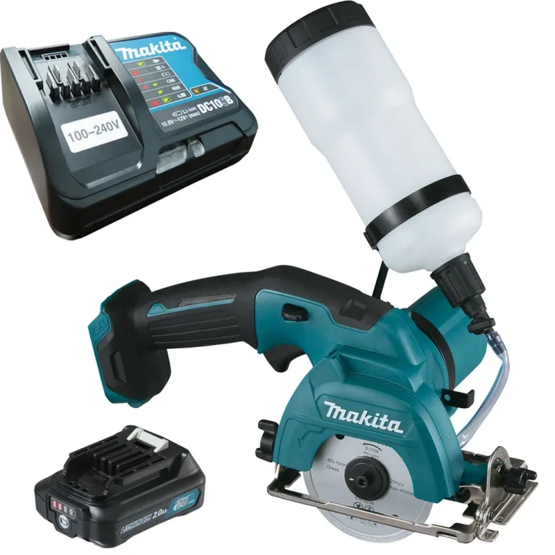 Cortadora de Vidros Makita CC301D + Bat. 2.0Ah + Carregador DC10SB